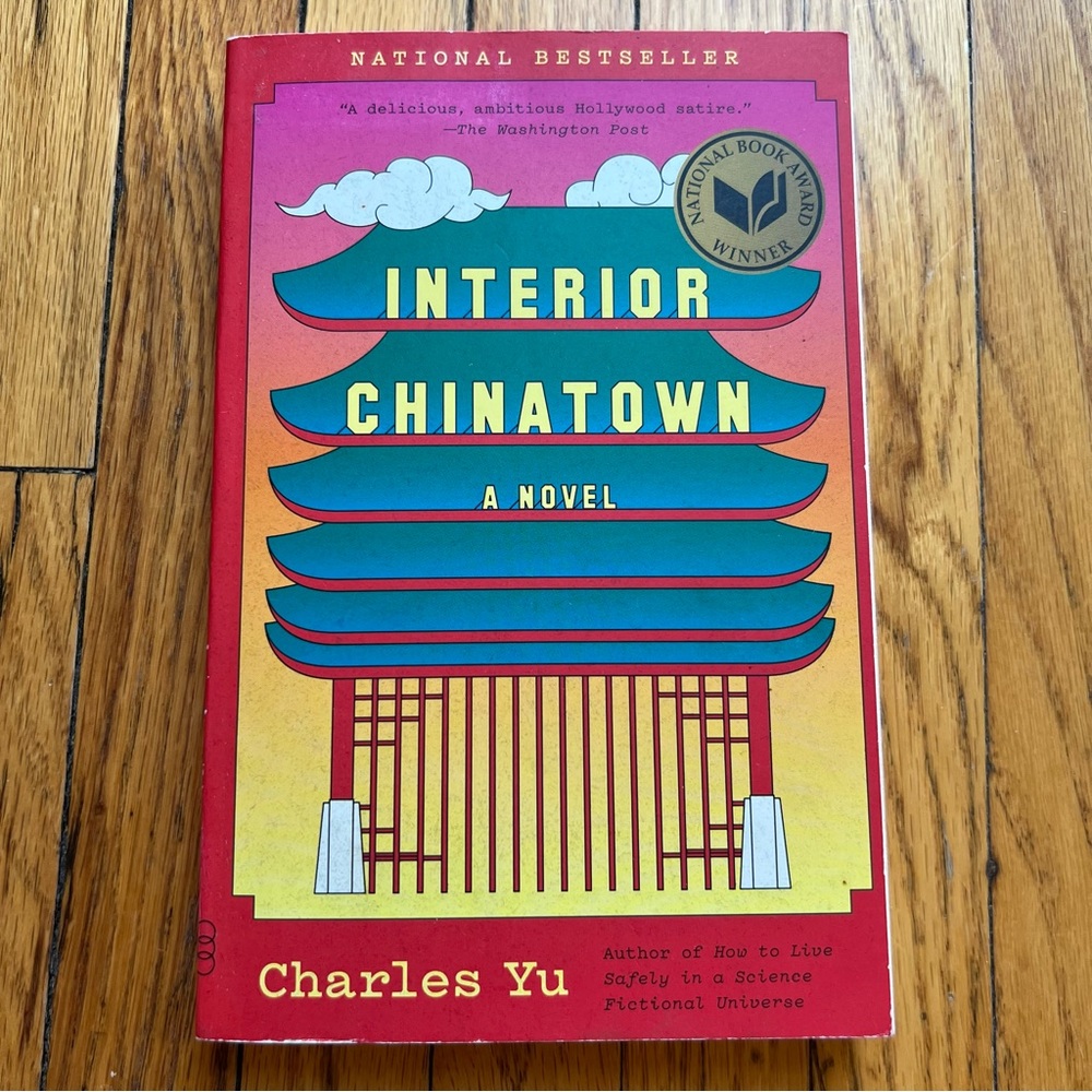Paperback “Interior Chinatown” Charles Yu, Bestseller Fiction Book Club